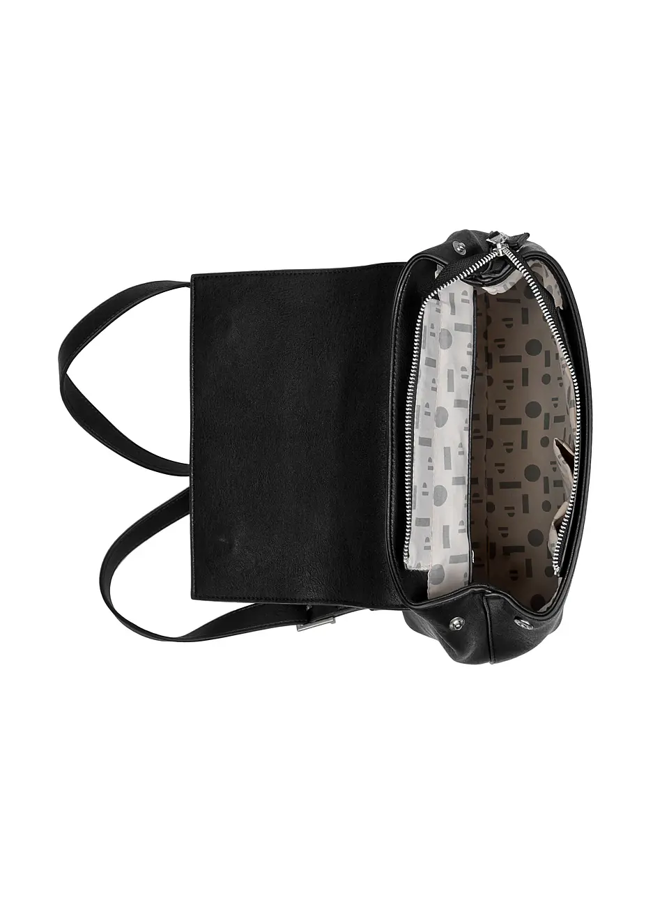 MOCHILA (MU) PU PUGLIA POLLINI PC841PUAHR00A00 NEGRO S/T 2