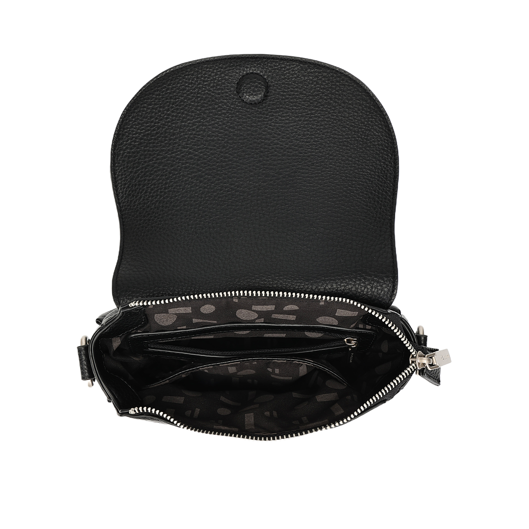 CARTERA (MU) BANDOLERA GIMINIANNO POLLINI PC811PUAHR00A00 NEGRO S/T 2