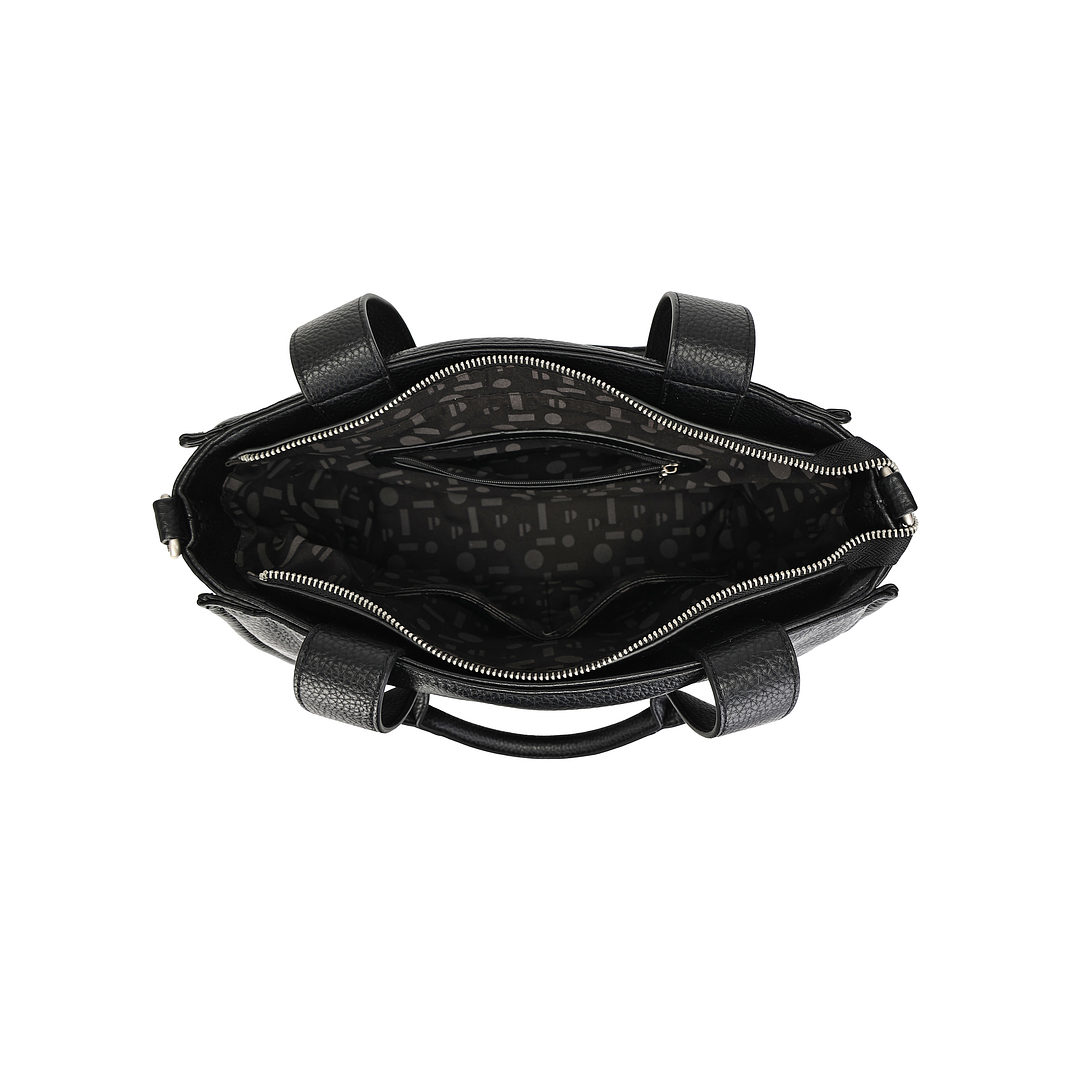 CARTERA (MU) PU GIMINIANNO POLLINI PC801PUAHR00A00 NEGRO S/T 2