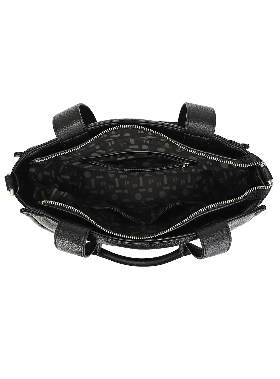 CARTERA (MU) PU GIMINIANNO POLLINI PC801PUAHR00A00 NEGRO S/T 2