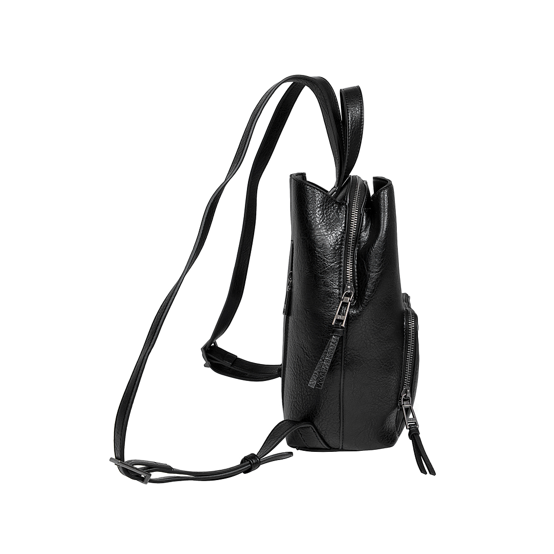 MOCHILA (MU) PU ROMOLO POLLINI PC741PUAHR00A00 NEGRO S/T 4