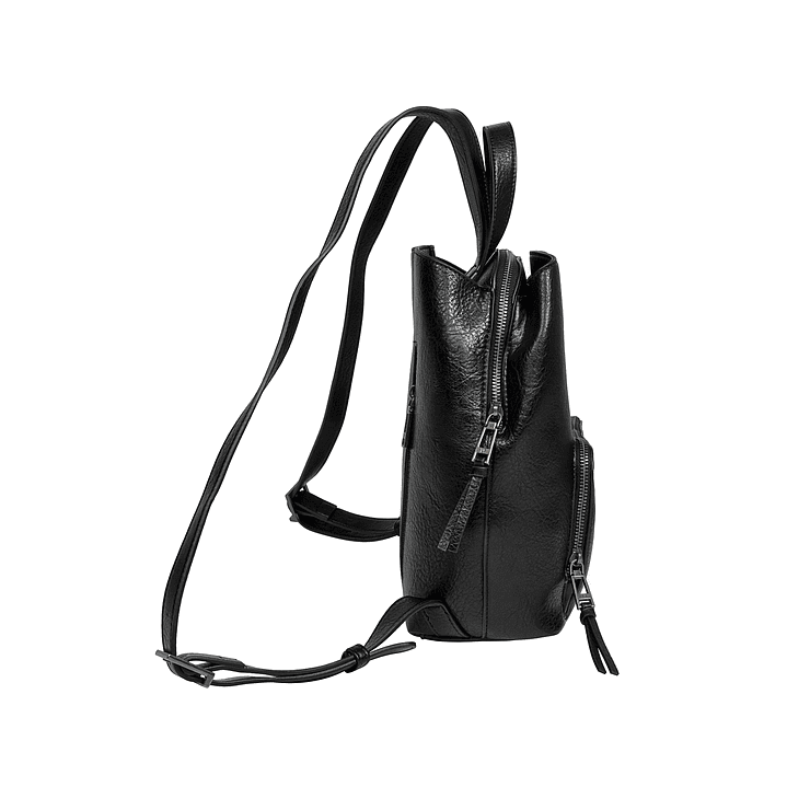 MOCHILA (MU) PU ROMOLO POLLINI PC741PUAHR00A00 NEGRO S/T 4