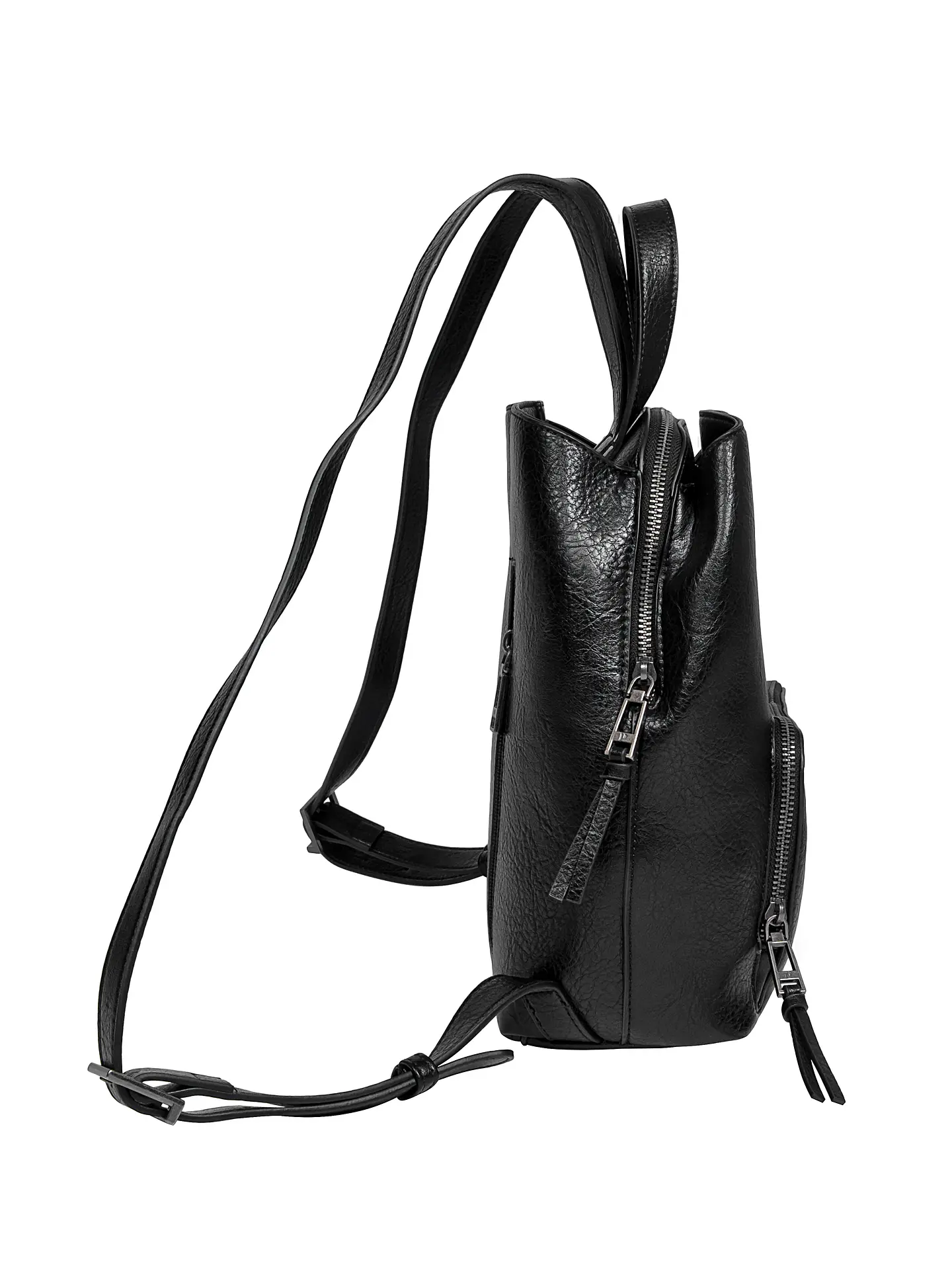 MOCHILA (MU) PU ROMOLO POLLINI PC741PUAHR00A00 NEGRO S/T 4