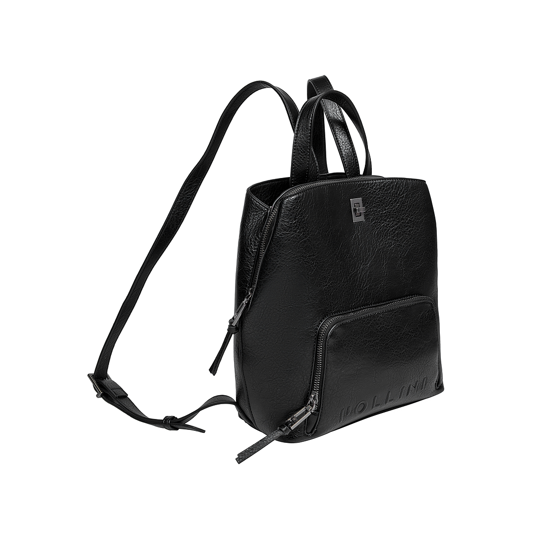 MOCHILA (MU) PU ROMOLO POLLINI PC741PUAHR00A00 NEGRO S/T 1