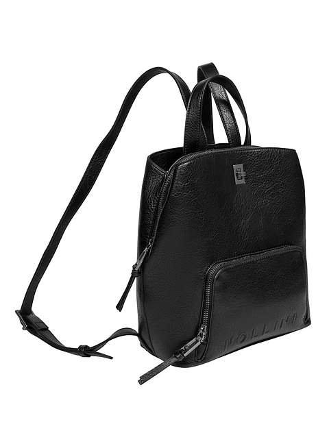 MOCHILA (MU) PU ROMOLO POLLINI PC741PUAHR00A00 NEGRO S/T