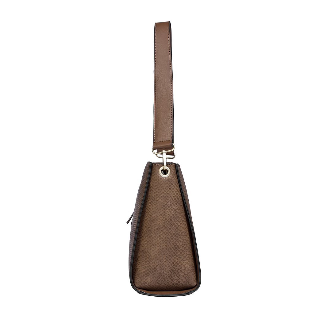 CARTERA (MU) PU GENOVA POLLINI PC721PUA7500A00 CHOCOLATE S/T 3