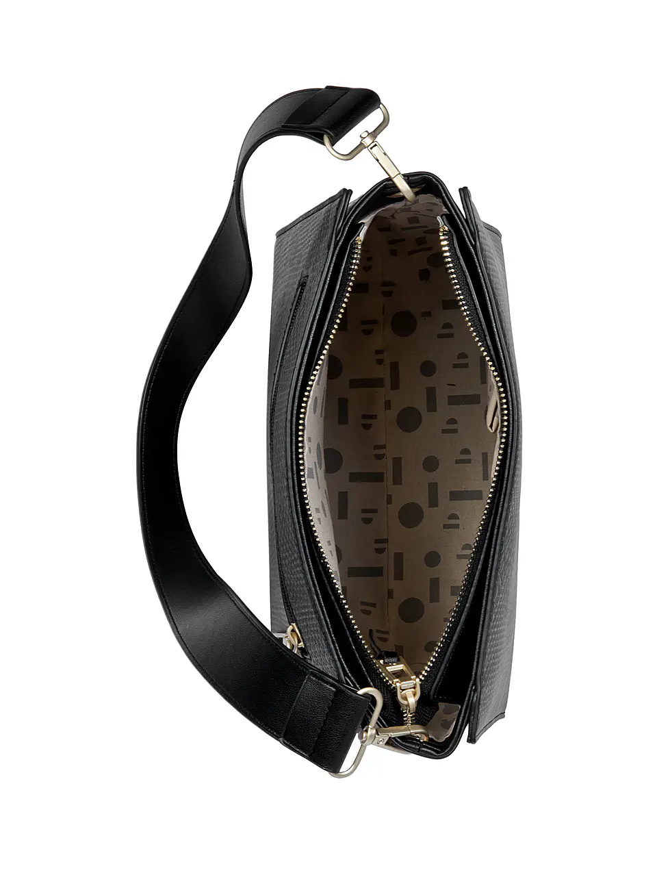 CARTERA (MU) PU GENOVA POLLINI PC721PUAHR00A00 NEGRO S/T 4