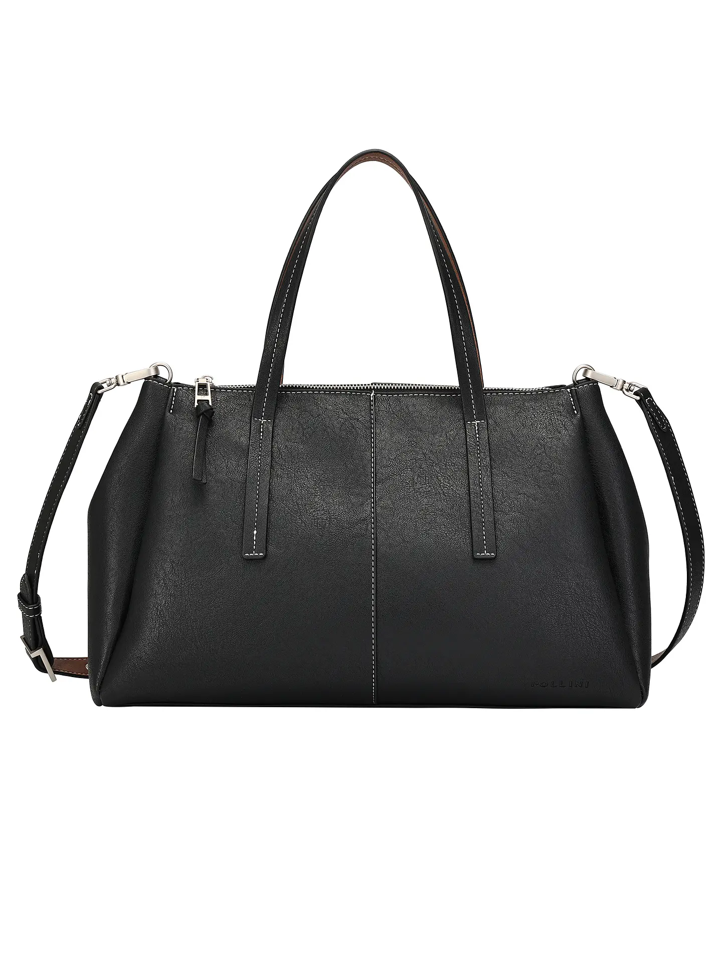 CARTERA (MU) PU LIGURIA POLLINI PC711PUAHR00A00 NEGRO S/T 3