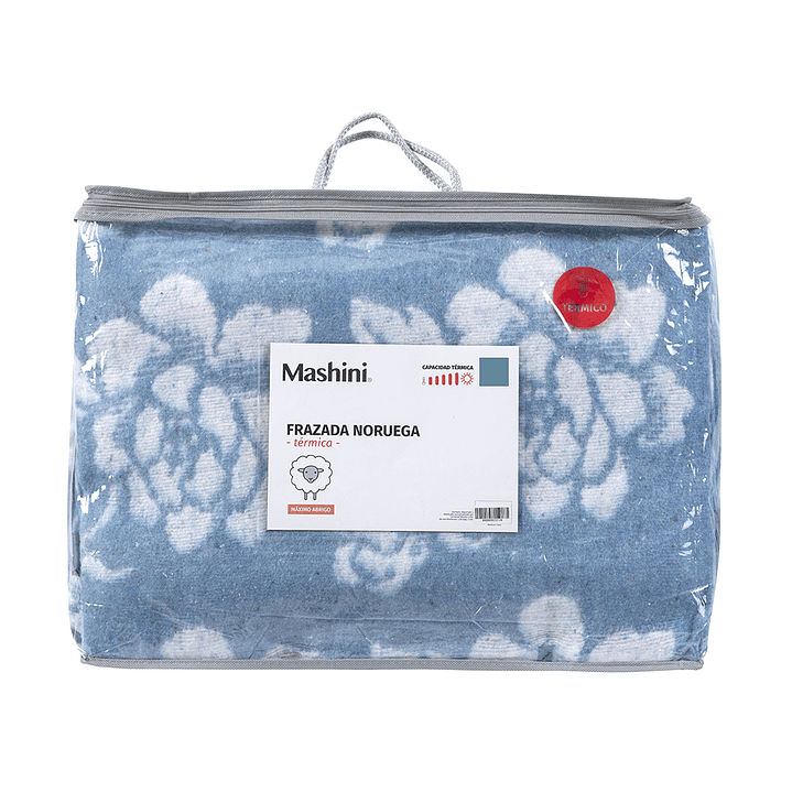 Frazada Térmica Noruega King Celeste-P 1