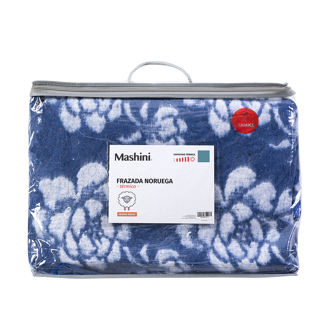 Frazada Térmica Noruega 2 P Azul-P 1