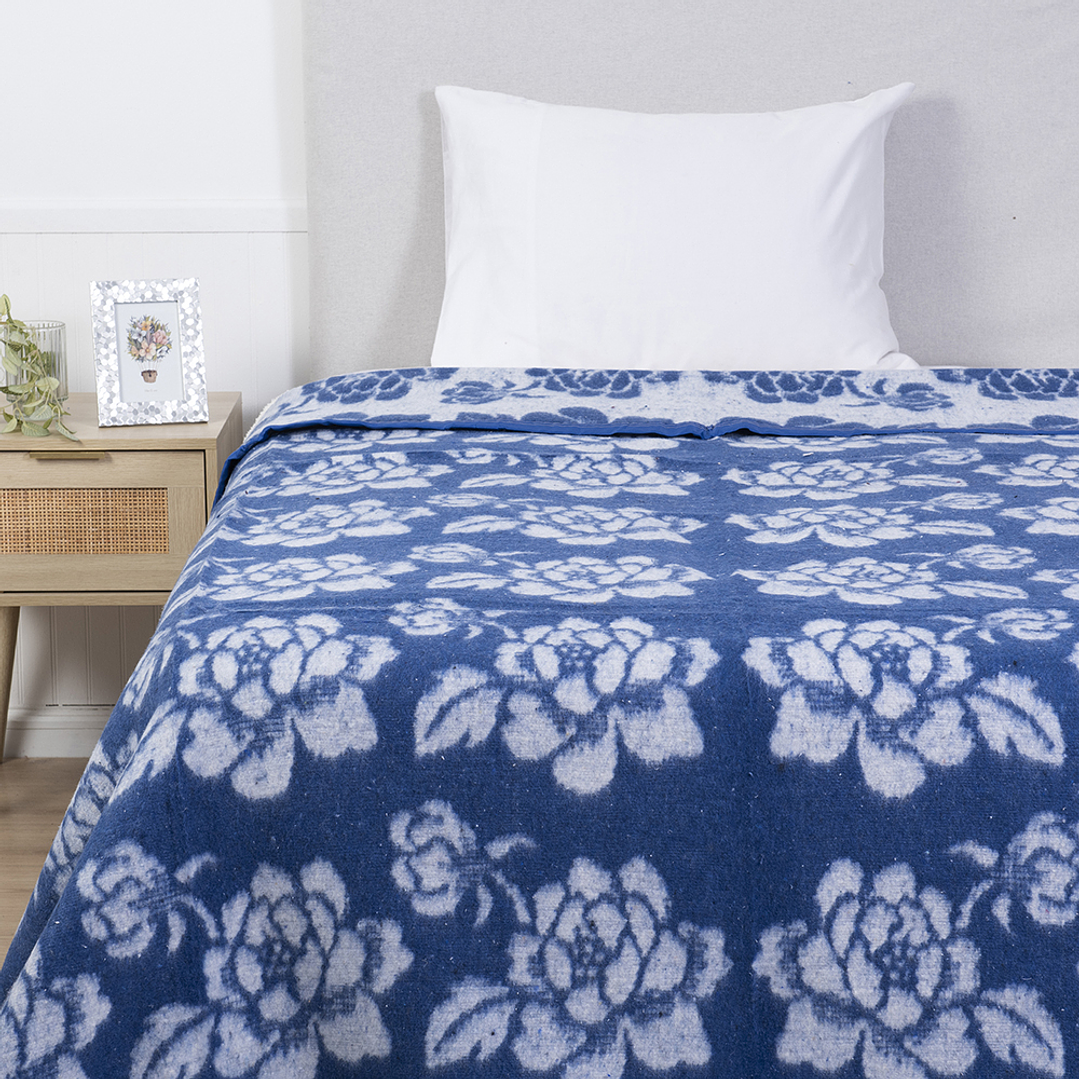 Frazada Térmica Noruega 1.5 P Azul-P 2