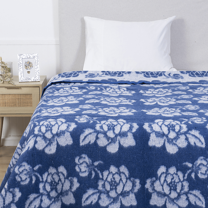 Frazada Térmica Noruega 1.5 P Azul-P 2