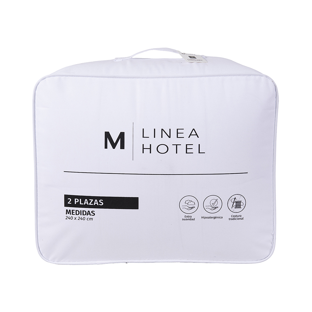 Plumón Microfibra Nordico 2P Blanco-P 1