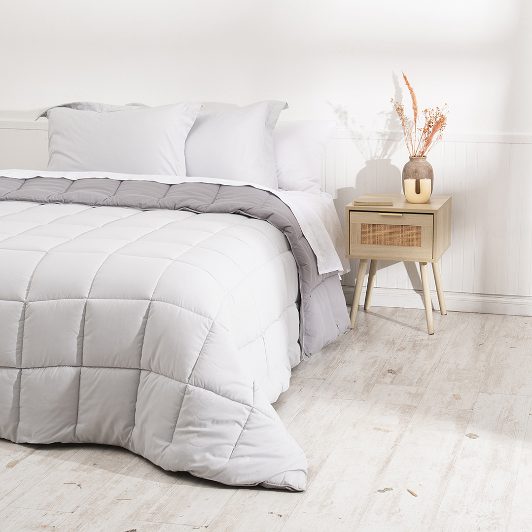 Plumón Microfibra Porteño Super King Gris-Marengo-P 3