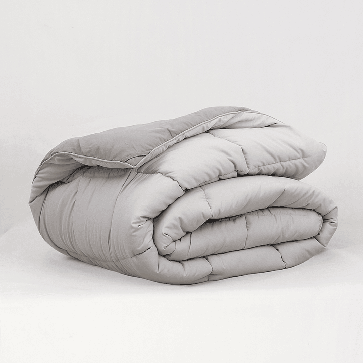 Plumón Microfibra Porteño Super King Gris-Marengo-P 1