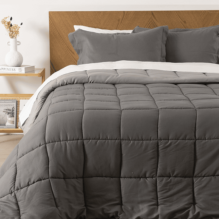 Plumón Microfibra Porteño SuperKing Grafito-Acero-P 1