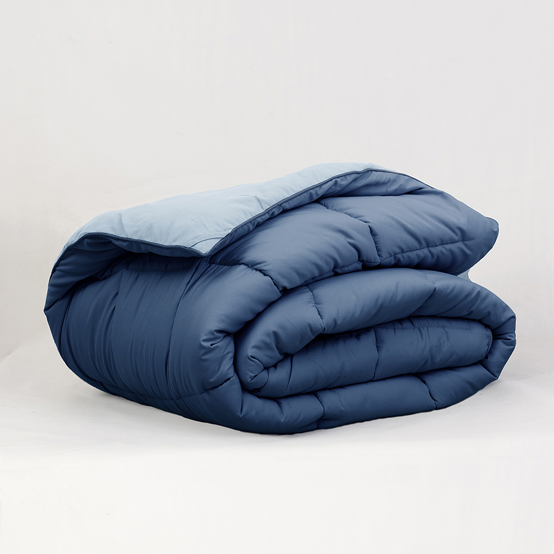 Plumón Microfibra Porteño Super King Azul-Celeste-P 1