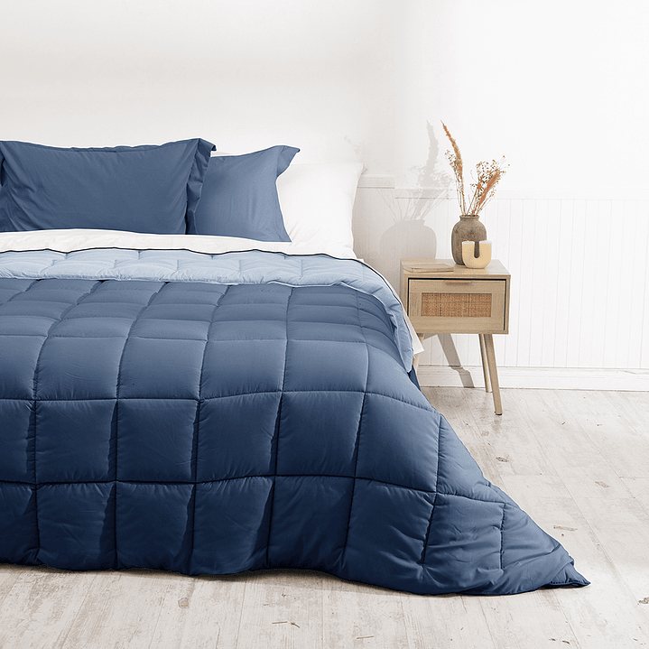 Plumón Microfibra Porteño Super King Azul-Celeste-P 5