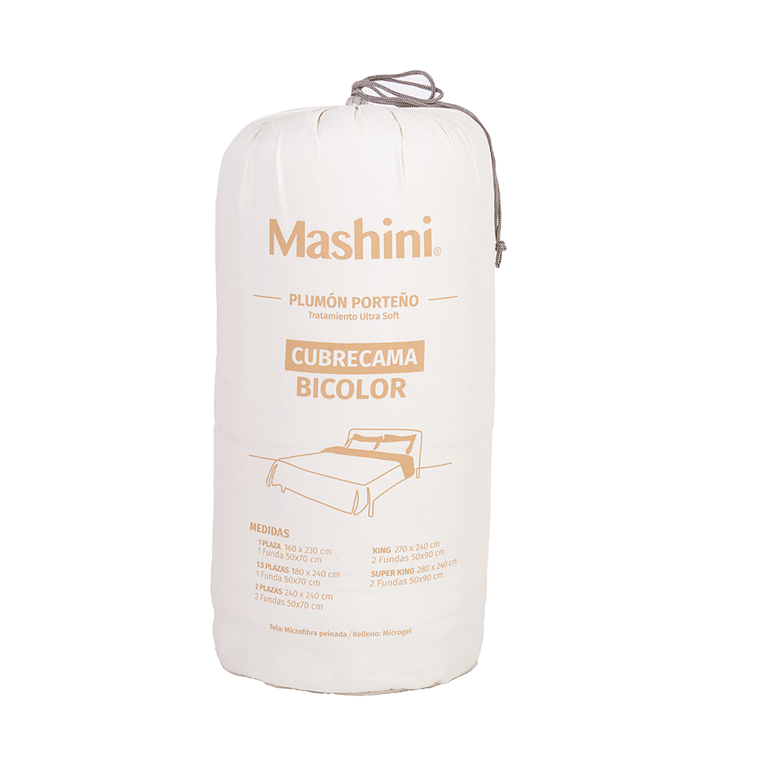 Plumón Microfibra Porteño Super King Arena-Crudo-P 2