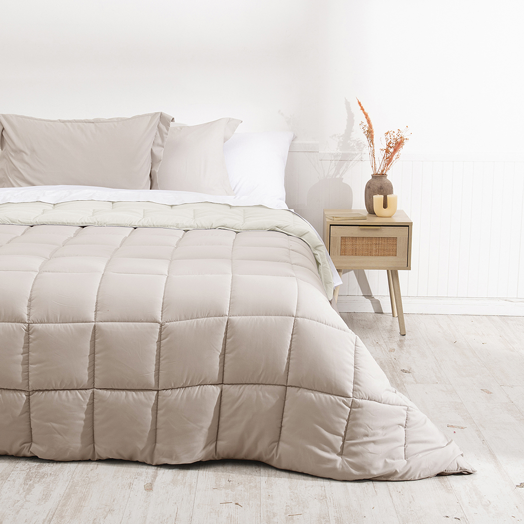 Plumón Microfibra Porteño Super King Arena-Crudo-P 3