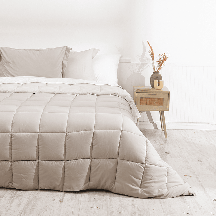 Plumón Microfibra Porteño Super King Arena-Crudo-P 3