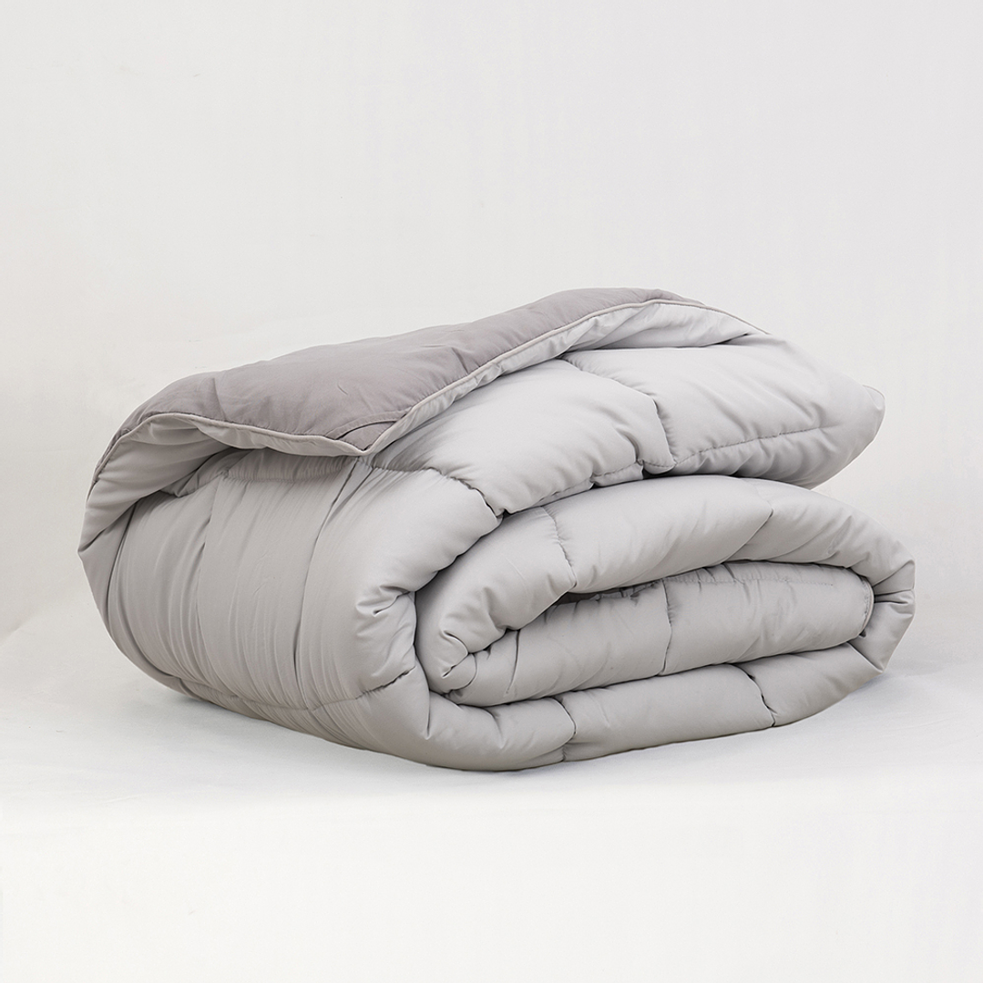 Plumón Microfibra Porteño 2P Gris-Marengo-P 1