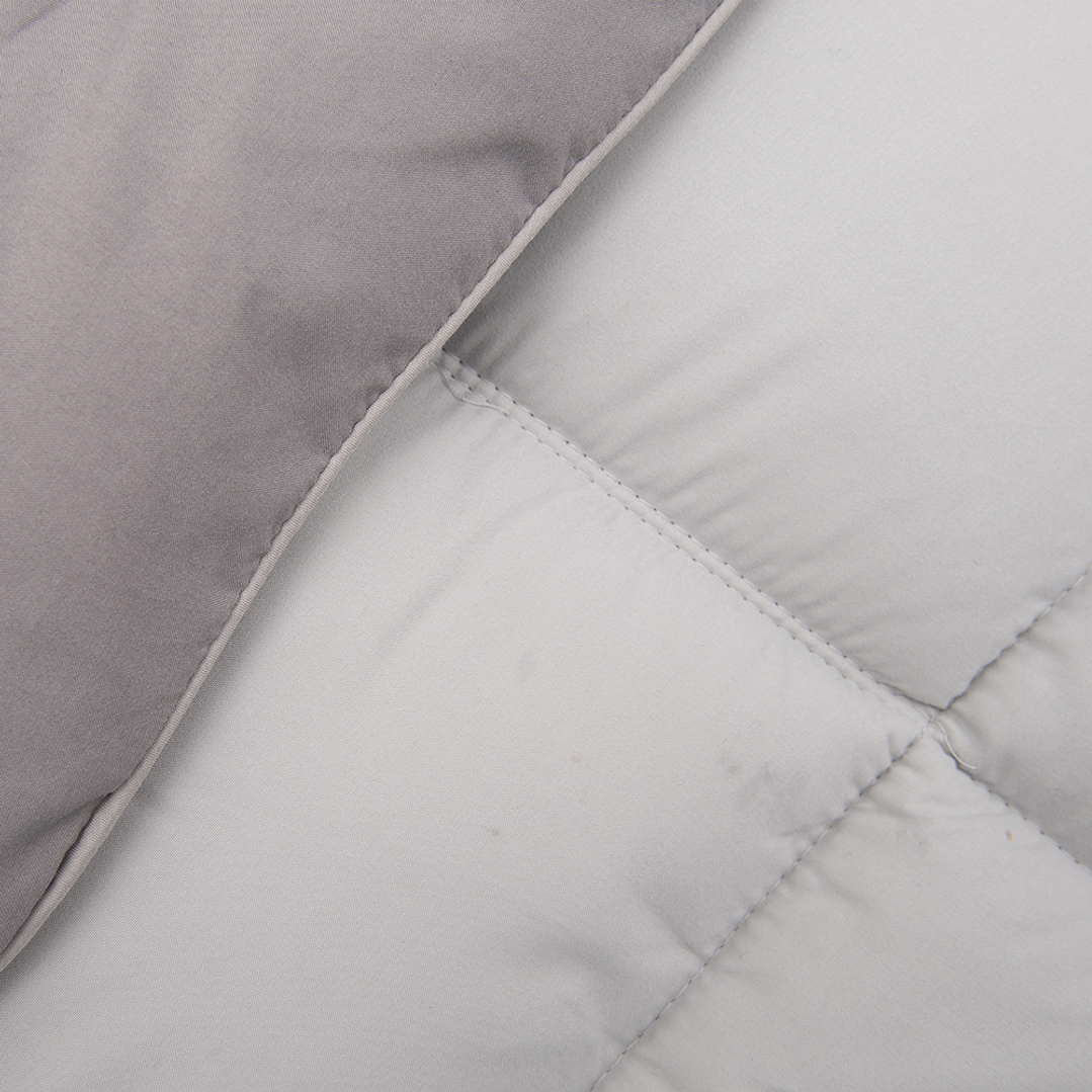 Plumón Microfibra Porteño 2P Gris-Marengo-P 5