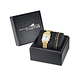 RELOJ MUJER DORADO RECTANGULAR+PULSERA REGALO LOTUS 19009-1 - Miniatura 3