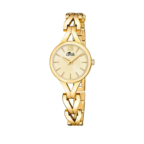 RELOJ MUJER DORADO FASHION LOTUS 19023-2