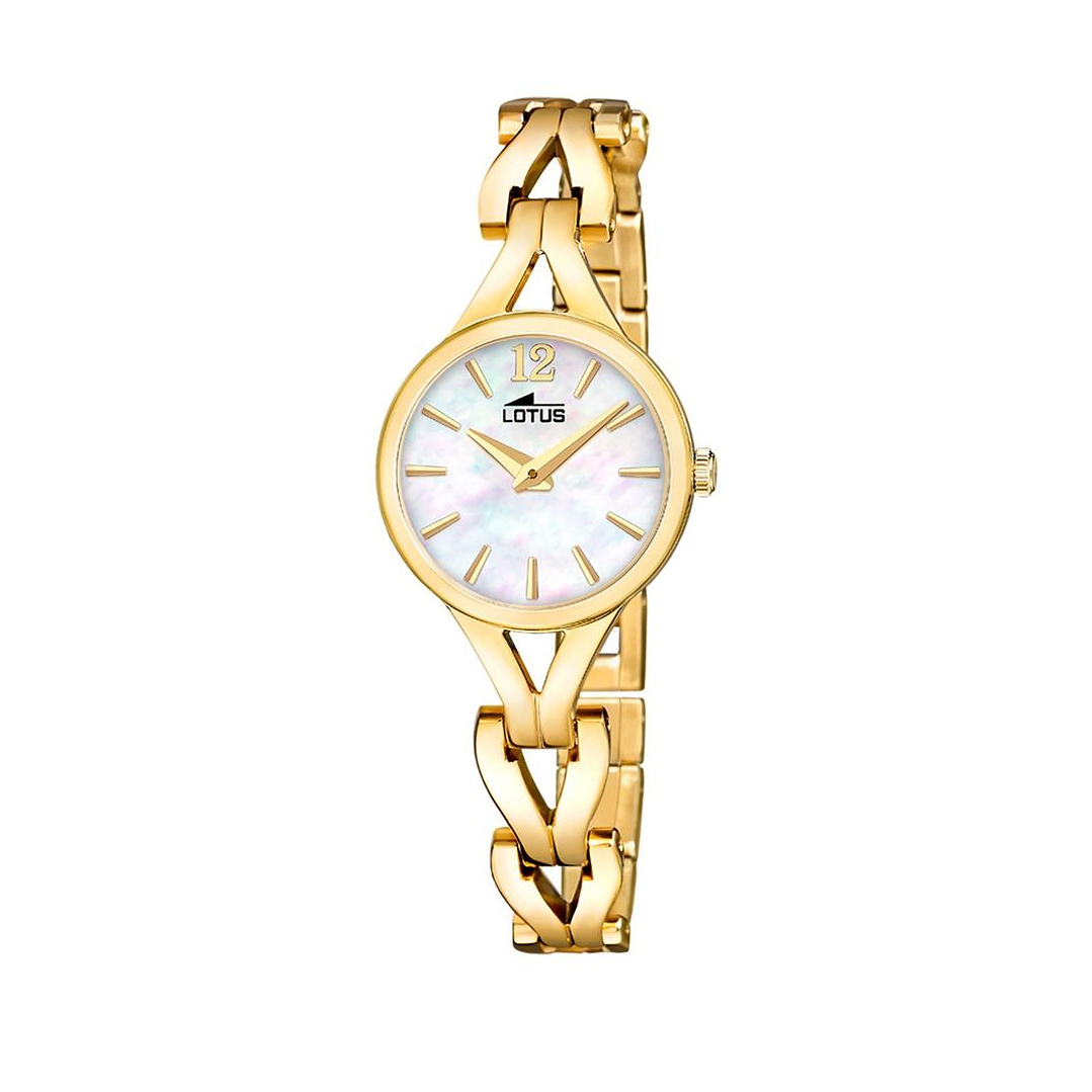 RELOJ MUJER DORADO FASHION LOTUS 19023-1 1
