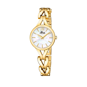 RELOJ MUJER DORADO FASHION LOTUS 19023-1