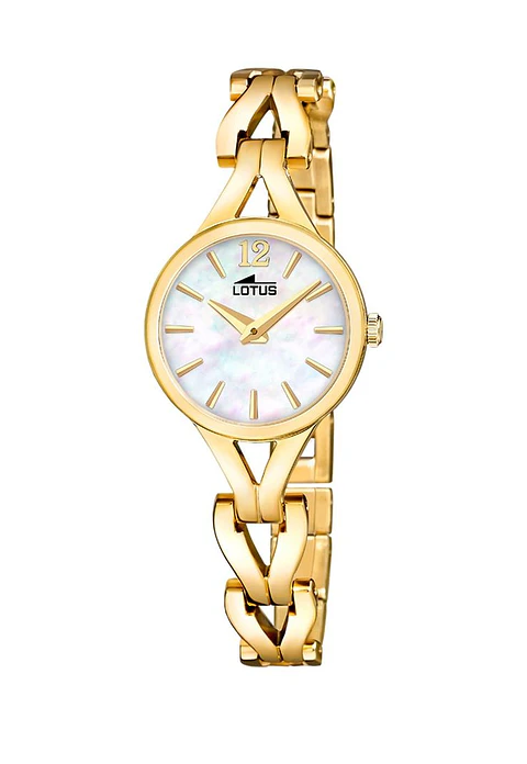 RELOJ MUJER DORADO FASHION LOTUS 19023-1