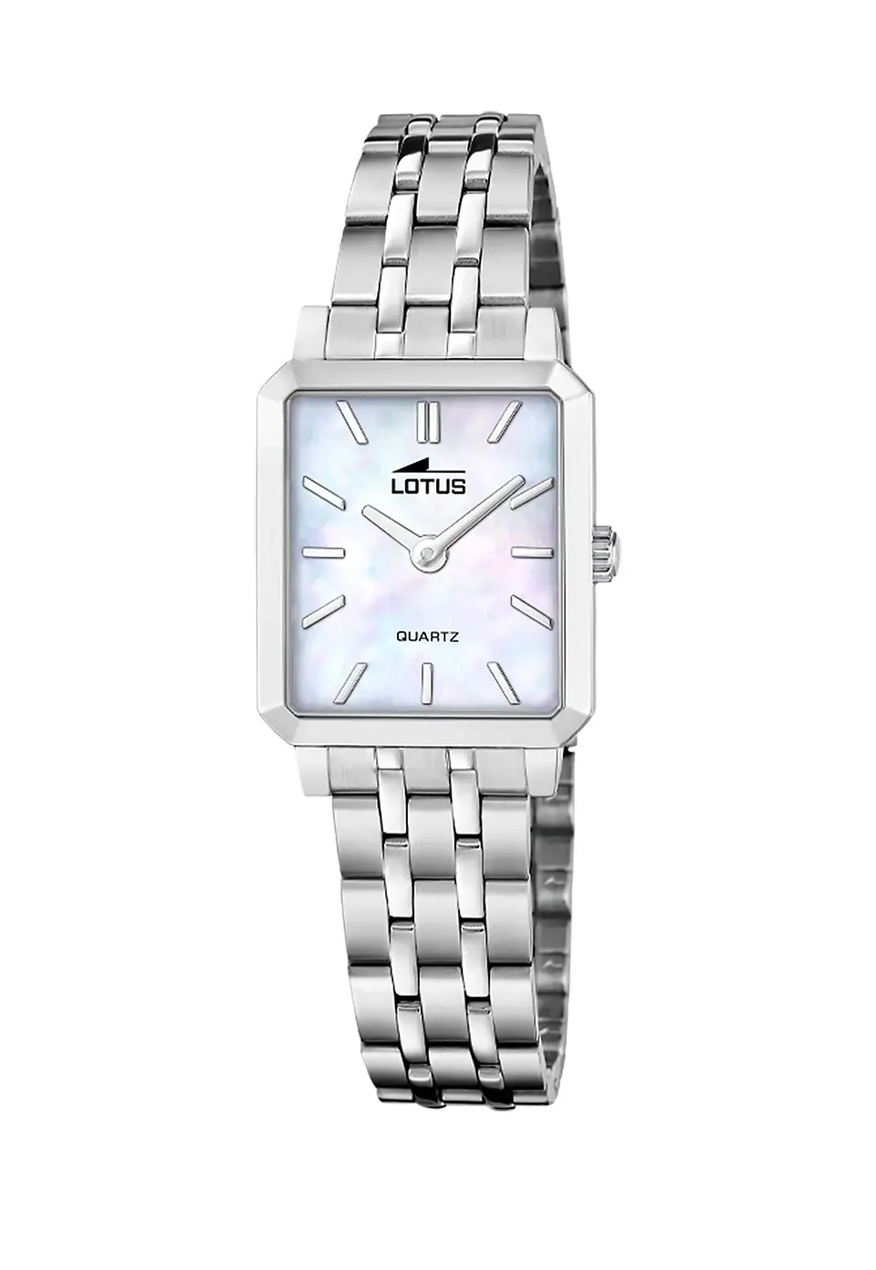 Reloj Mujer Acero Rectangular+Pulsera Regalo Lotus 19008-1 1