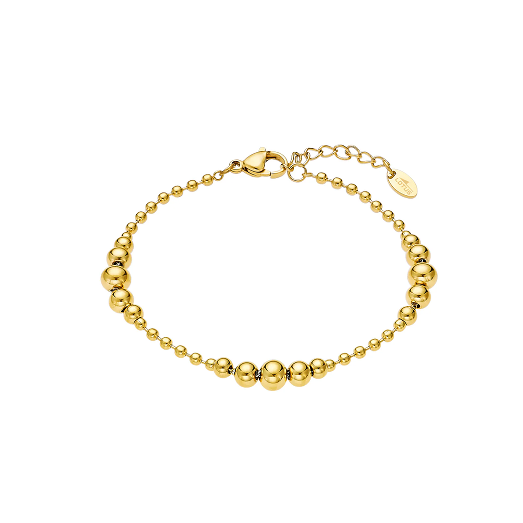 RELOJ MUJER DORADO REDONDO+PULSERA REGALO LOTUS 19007-3 2