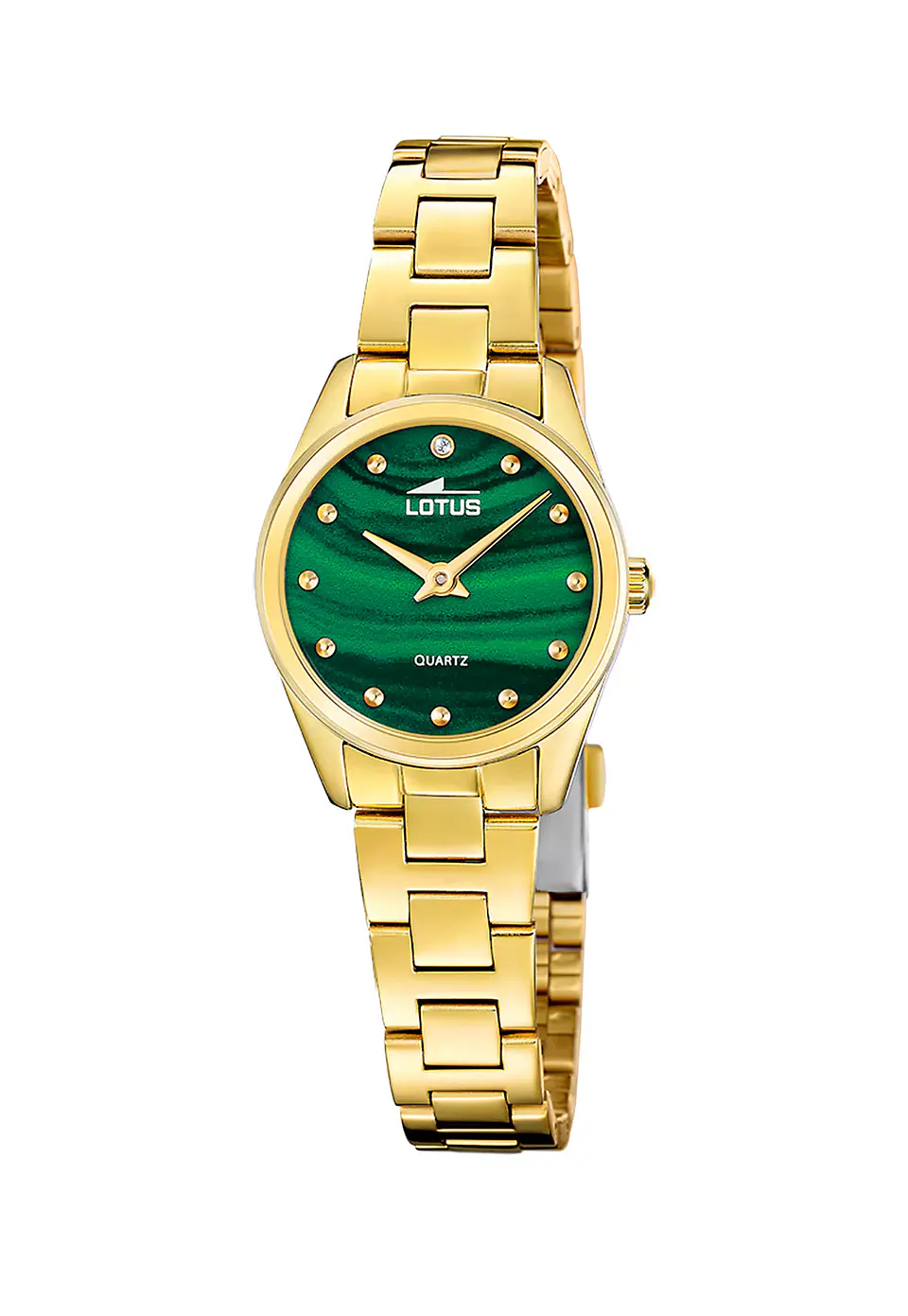 Reloj Mujer Dorado Redondo+Pulsera Regalo Lotus 19007-3 1