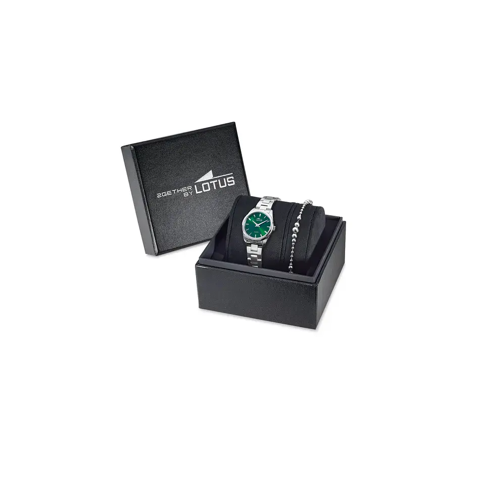 Reloj Mujer Acero Redondo+Pulsera Regalo Lotus 19006-3 3