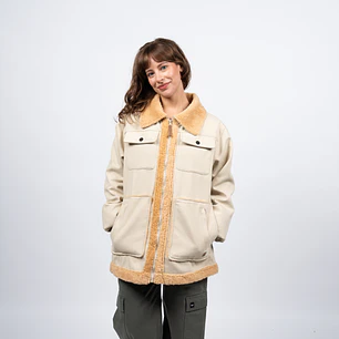 CHAQUETA MU FZ CANVAS APLIC CHIPORRO REGULAR RE