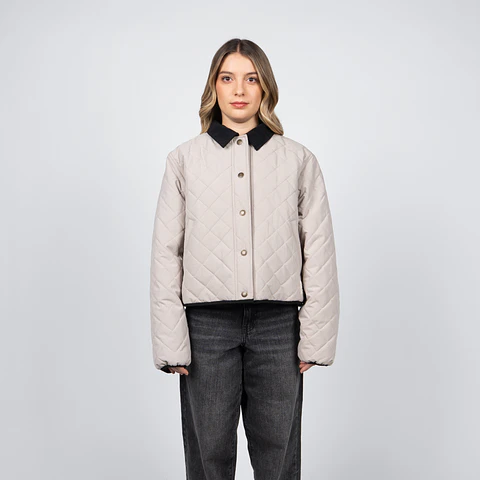 CHAQUETA MU BOTONES CANVAS ROMBOS  RELAXED REEF