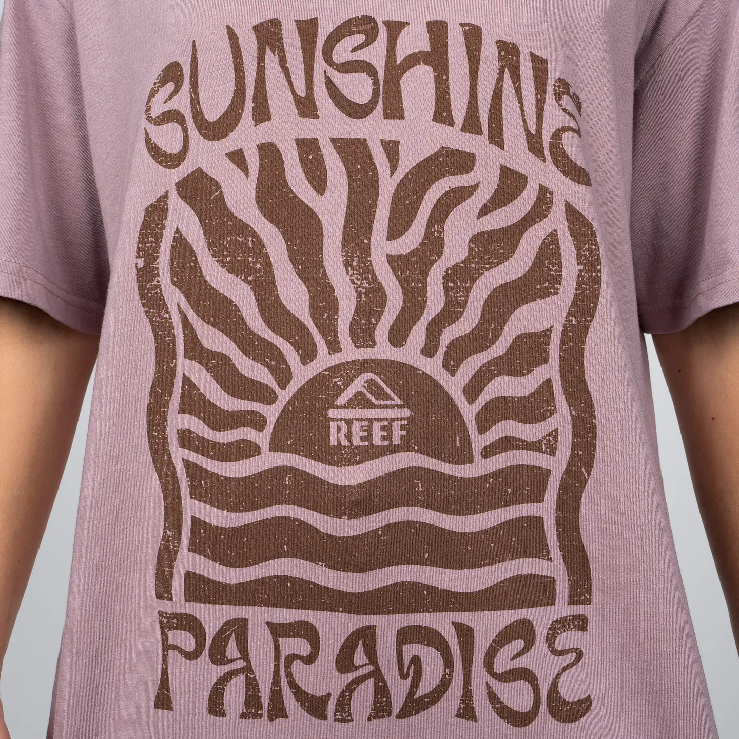 Polera Mujer Cp Mc Est Boxy Reef Rflpoi2601Cc Caf 2