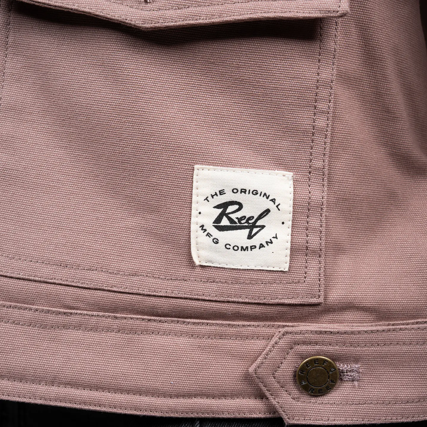 Chaqueta Mujer Botones Canvas Relaxed Reef Rflcsi26 3