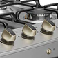 Cocina A Gas Mfo-Mg30Acqsl Silver 5 Quemadores - Miniatura 4