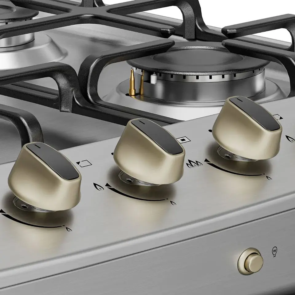 Cocina A Gas Mfo-Mg30Acqsl Silver 5 Quemadores 4
