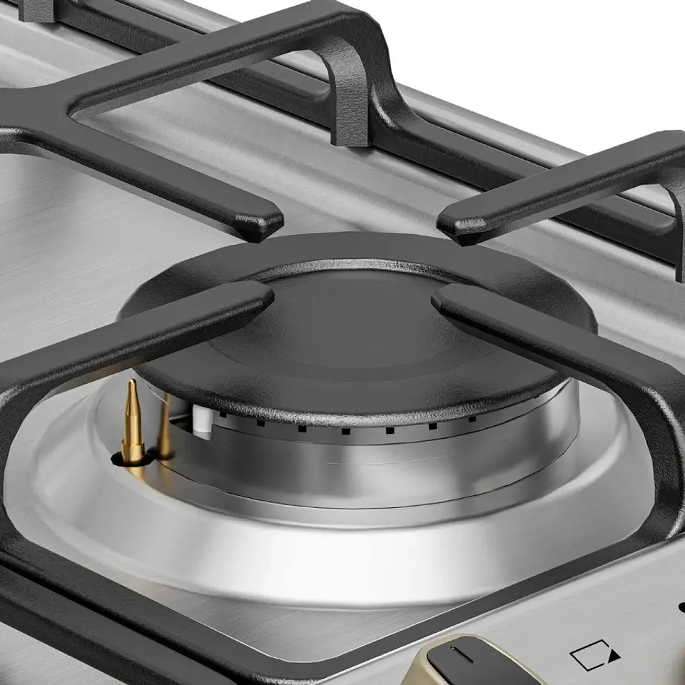 Cocina A Gas Mfo-Mg30Acqsl Silver 5 Quemadores 5