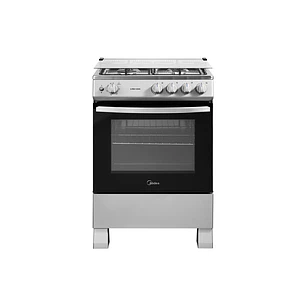 COCINA GAS 4Q SILVER MIDEA MFO-MG24TCSSL