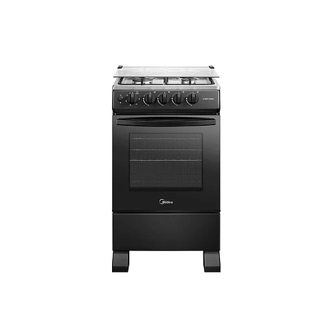 COCINA GAS 4Q NEGRO MIDEA MFO-MG20TCSSLBK