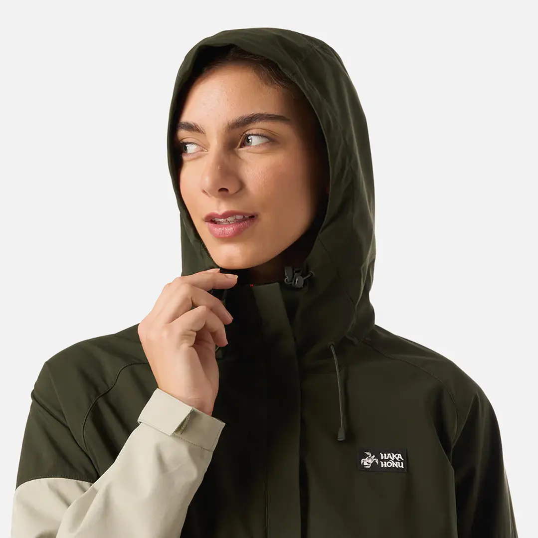Chaqueta Mujer Terral Verde Militar Haka Honu 4