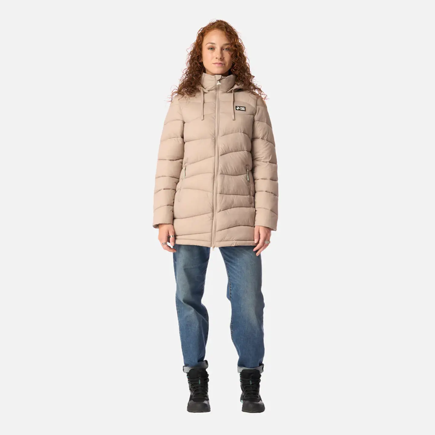 Chaqueta Mujer Pala Negra Taupe Haka Honu 2