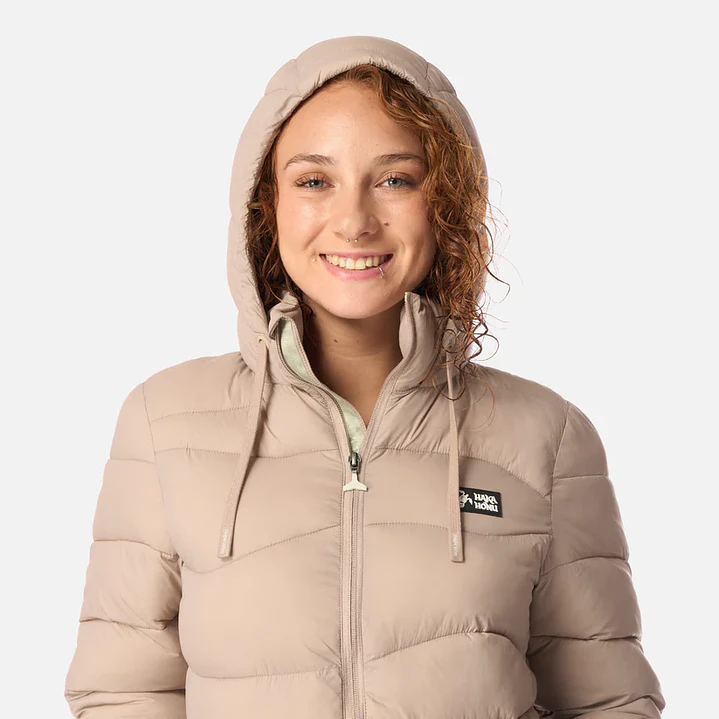 Chaqueta Mujer Pala Negra Taupe Haka Honu 4