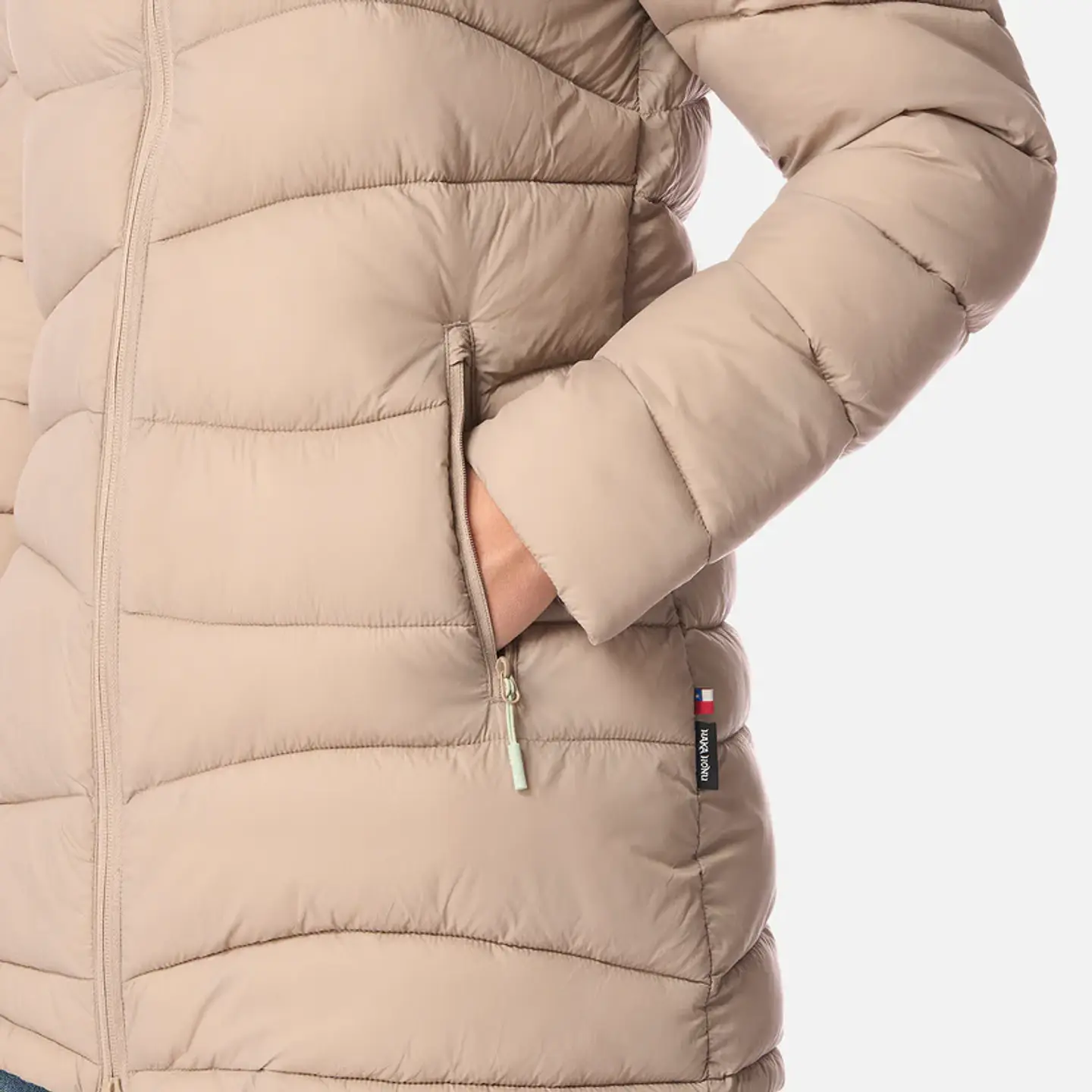 Chaqueta Mujer Pala Negra Taupe Haka Honu 5