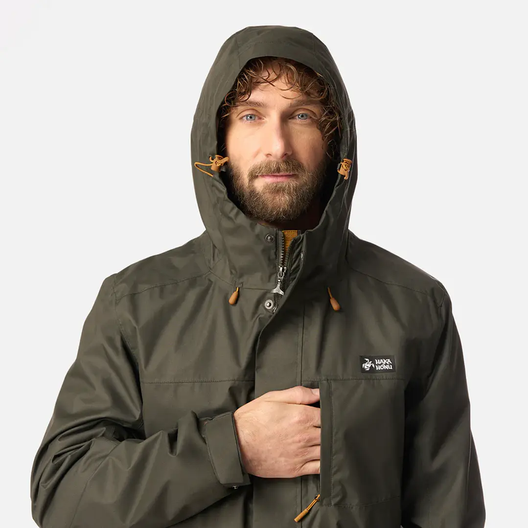 Chaqueta Hombre Kauai Verde Militar Haka Honu 9